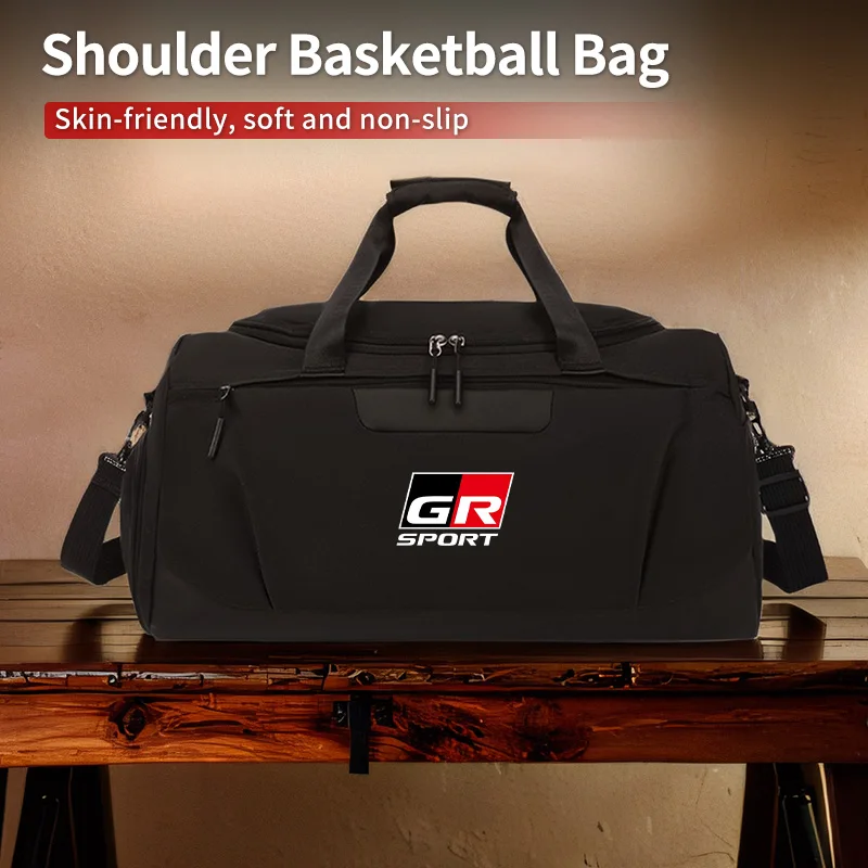 Borsa da palestra per auto, borsa sportiva di grande capacità, zaino da viaggio a tracolla per Toyota GR CHR Corolla Yaris Aygo Prius RAV4 Camry Au - Image 3