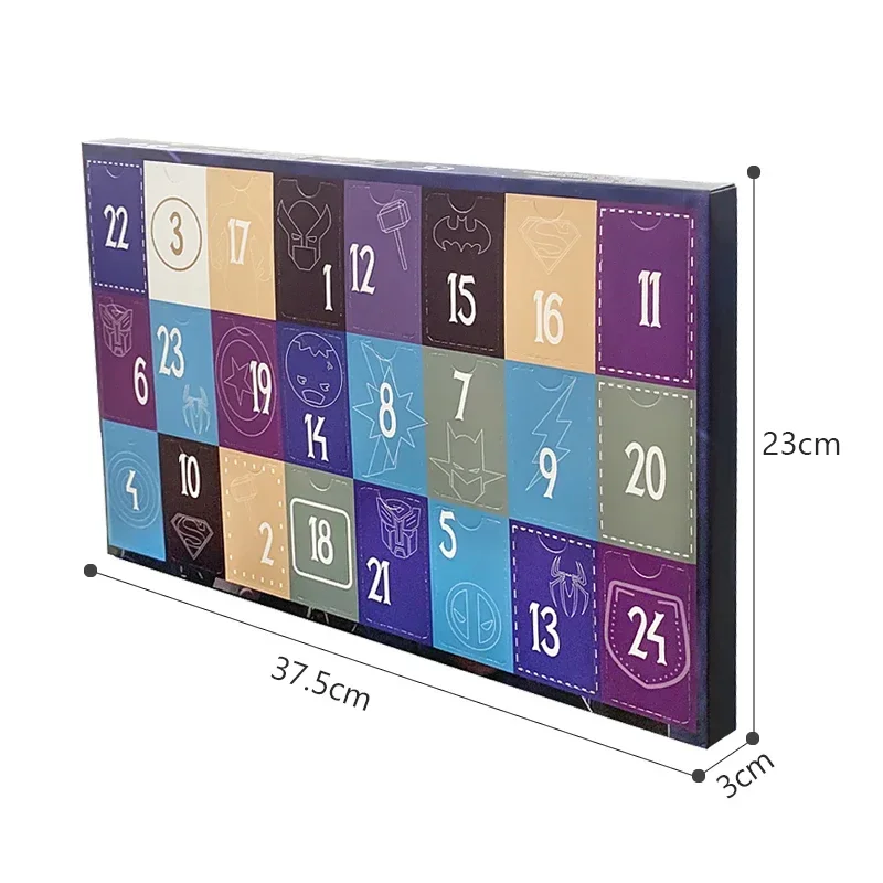 NEW Advent Calendar Box 24pcs/set Action Figure PVC Model Christmas Countdown Calendar Kids Toy Christmas Gifts