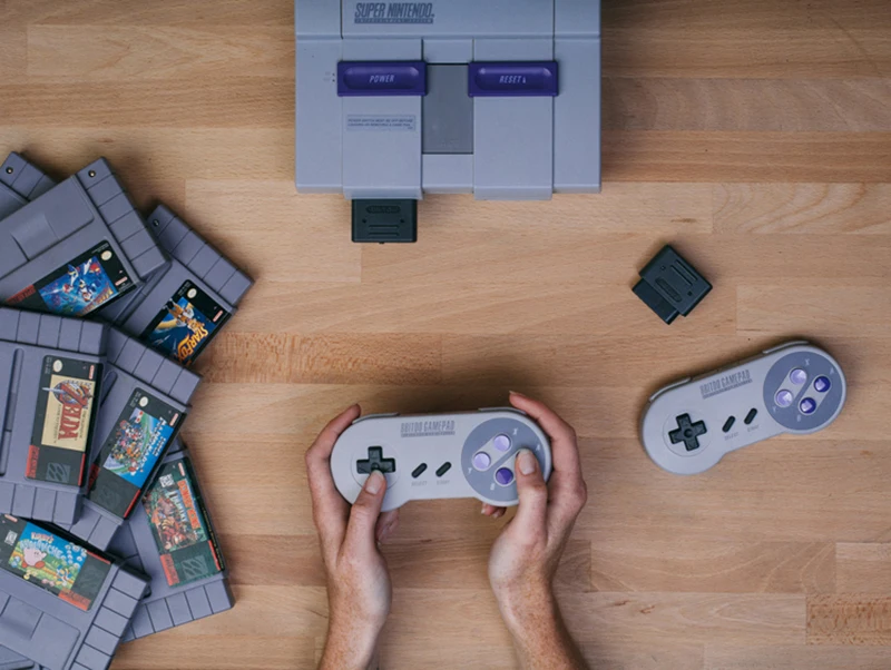 SFC30 8bitdo Bluetooth USB コントローラー 8BITDO SFC30 GamePad｜サイバーガジェット