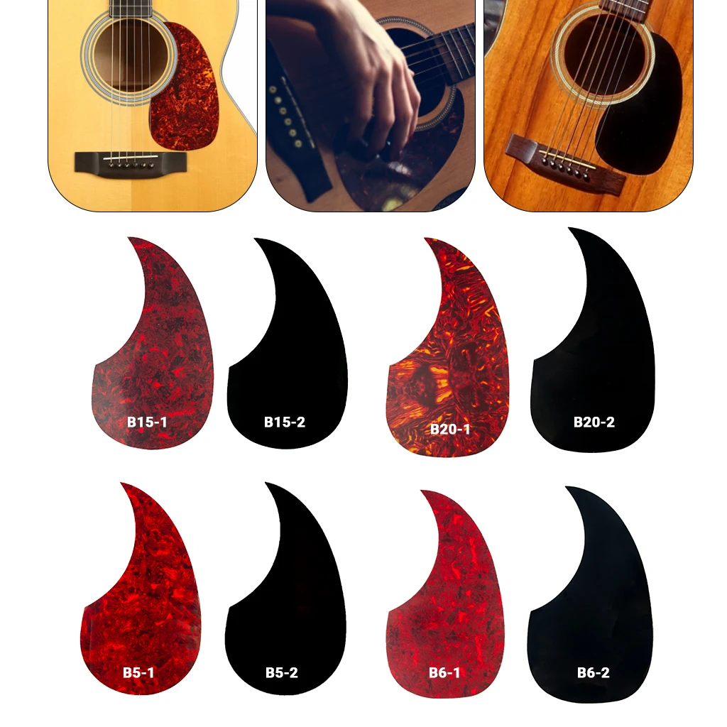 Pickguard pour guitare acoustique Folk professionnelle, autocollant  auto-adhésif de qualité supérieure pour accessoires de guitare acoustique -  AliExpress