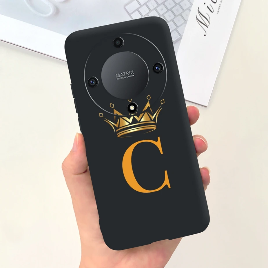Cute Crown Letters Shockproof Soft Silicone Phone Case Cover