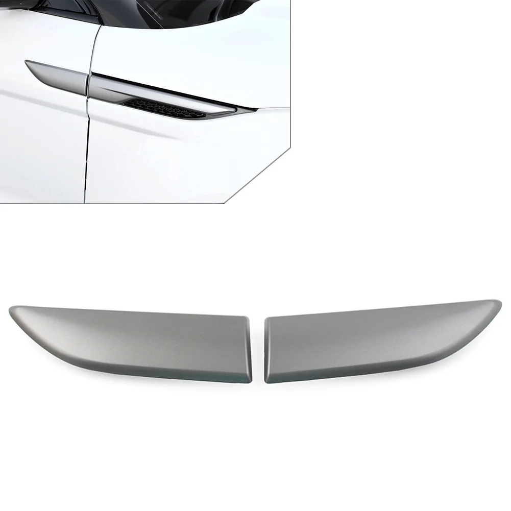 

1 Pair Gray Car Front Door Upper Molding Trim For Land Rover Range Rover Evoque 2012-2019 LR038584 ABS Plastic