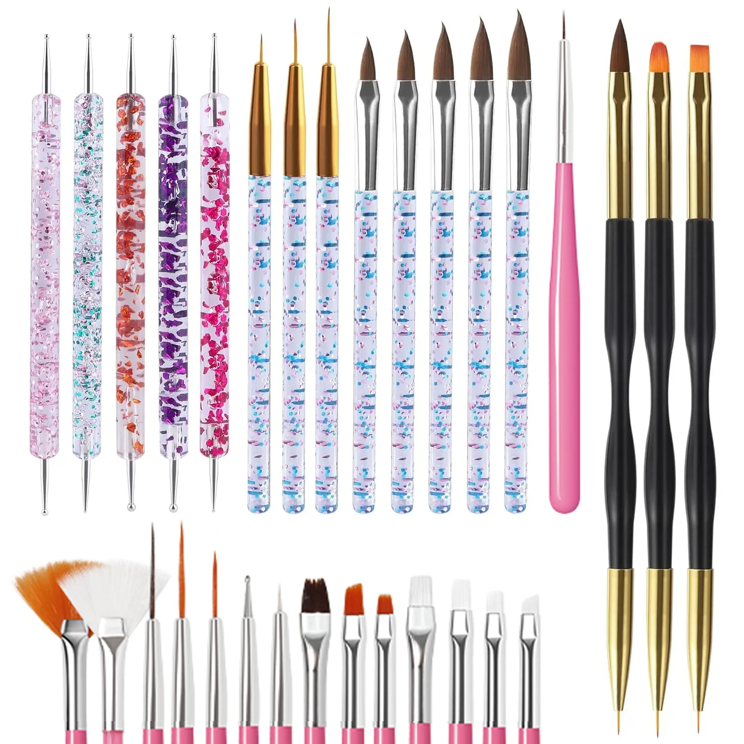 Nail Art Brushes 31/6Pcs Nail Art Tool Set