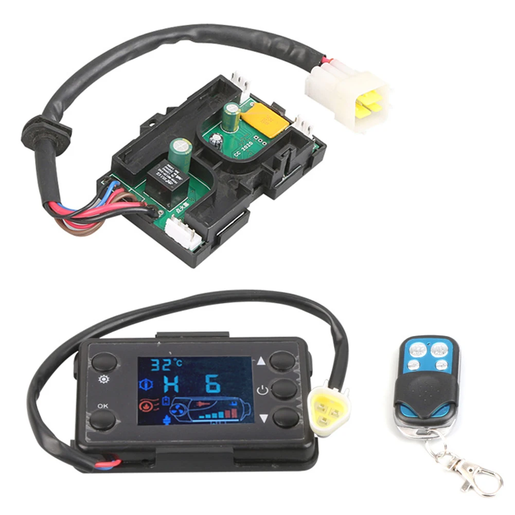 

LCD Switch with 10m Remote Range Suitable for 3KW 5KW 8KW Air Diesel Parking Heater Long Service Life and Easy Installation