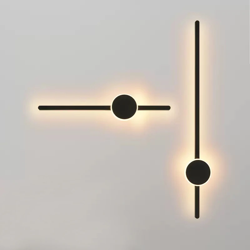 

Nordic Long Wall Light For Living Room Modern Sconce Liner Wall Lamp For Bedroom Home Decor Lighti Fixture