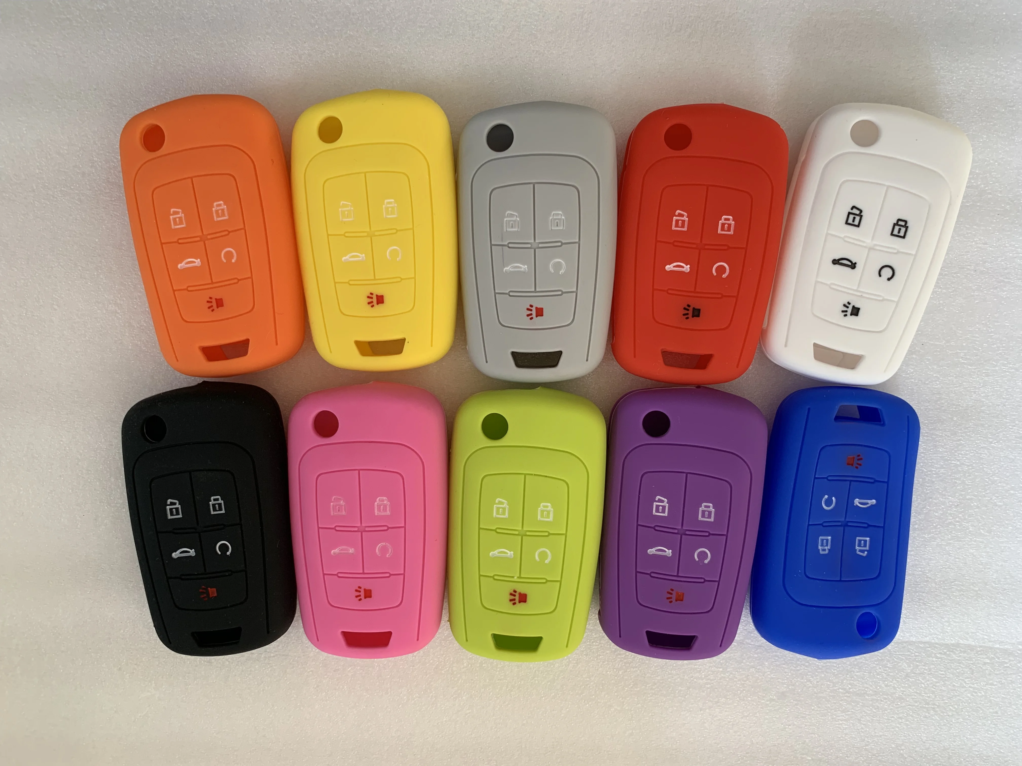 Silicone Remote Holder Protected Cover Case For Chevrolet Camaro Cruze Equinox For HOLDEN VF COMMODORE Flip Key 5 Button Blank key case cover,remote control case cover