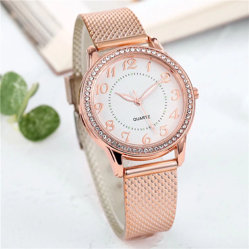 Luxury Waterproof Stainless Steel Quartz Ladies Watch High Quality Women's Watch