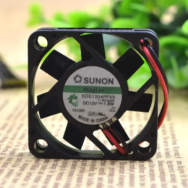 

2 шт. Sunon fan KDE1204PFVX 40*40*10 мм 12 в 1,8 Вт с 2-контактным переключателем инвертора сервера