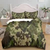 Camouflage Soldier Campus Duvet Cover Set EU Single Double King US Twin Full Queen Cal Children Bed Linen Set 4