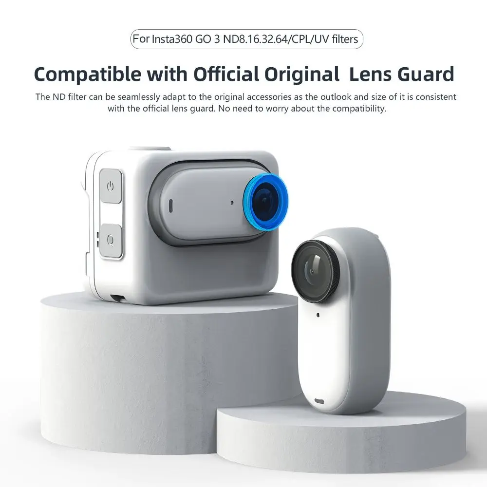 액션 스포츠 카메라 렌즈 필터, Insta360 Go 2 GO 3, ND8, ND16, ND32, UV CPL 필터, Instal 360 GO2 GO3 용 액세서리