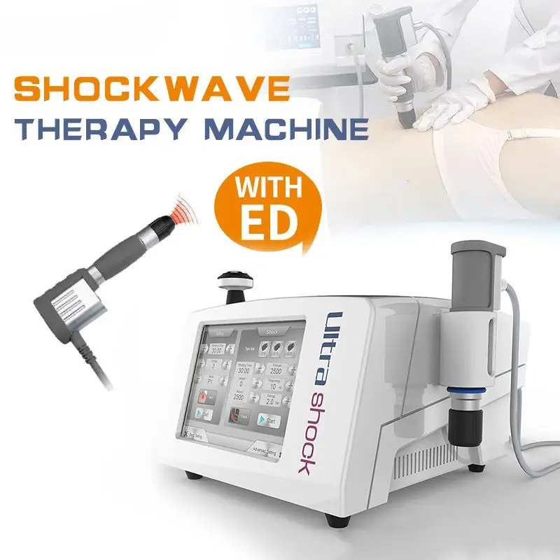 

2 In 1 Ultrasound ESWT Shockwave Physical Therapy Equipment ED Treatment Pain Relief Ultrawave Pneumatic Shock Wave Machine