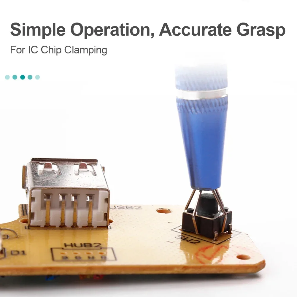 Electronic Component Grabber Four Claw IC BGA chip gripper Extractor Screw Picker Pick Up pen Electronic Repair Hand tool
