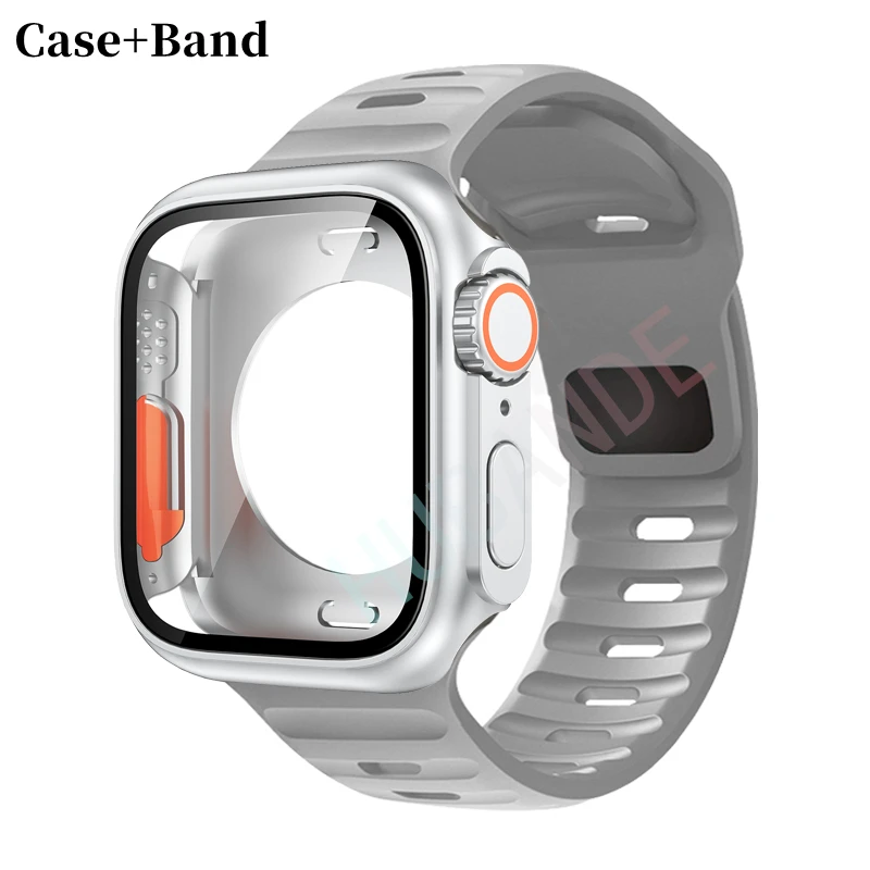 Ultra Silicone Strap and Protective Case with Screen Guard
