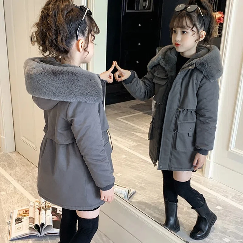 Girls Coat Winter Jacket Parka Snowsuit for 5-14 Years