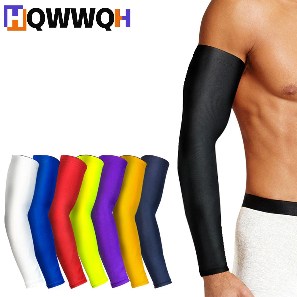 UV Protection Cooling Arm Sleeves Sun Sleeves for Men Women Arm Cover for Cycling Running Golf Driving Basketball Football 1Pcs