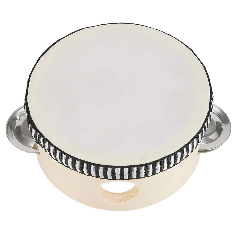 

Искусственный Тамбурин для танцев, концертов, 1 шт., 4/6/8/10 дюймов, музыкальное представление, дерево + имитация овчины, высокое качество