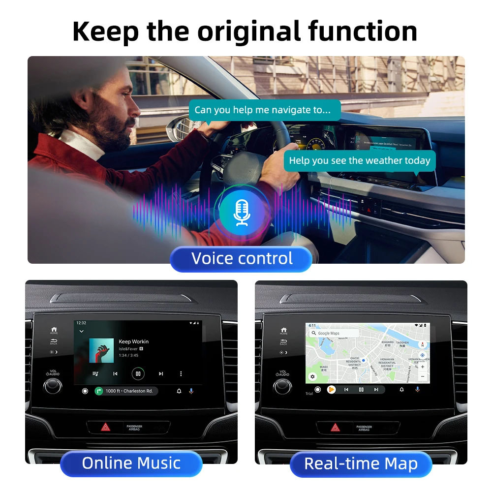 2022 Carlinkit 4.0 Wireless CarPlay AA Wireless Android Auto 2 in 1 Adapter  For Kia Ford Fiat VW Skoda Mazda Peugeot Citroen BT - AliExpress