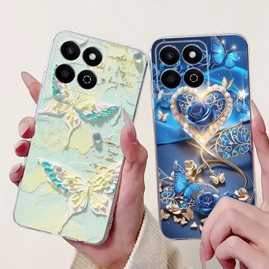 Fashion Butterfly Shockproof Silicone Back Cover