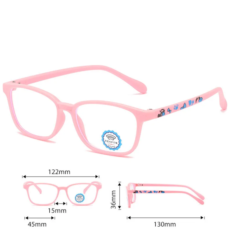 3-10 Years Anti-blue Light Kids Glasses Optical Frame Children Boy Girls Computer Transparent Blocking Anti Reflective Eyeglasse anti blue light glasses kids glasses optical spectacle frames