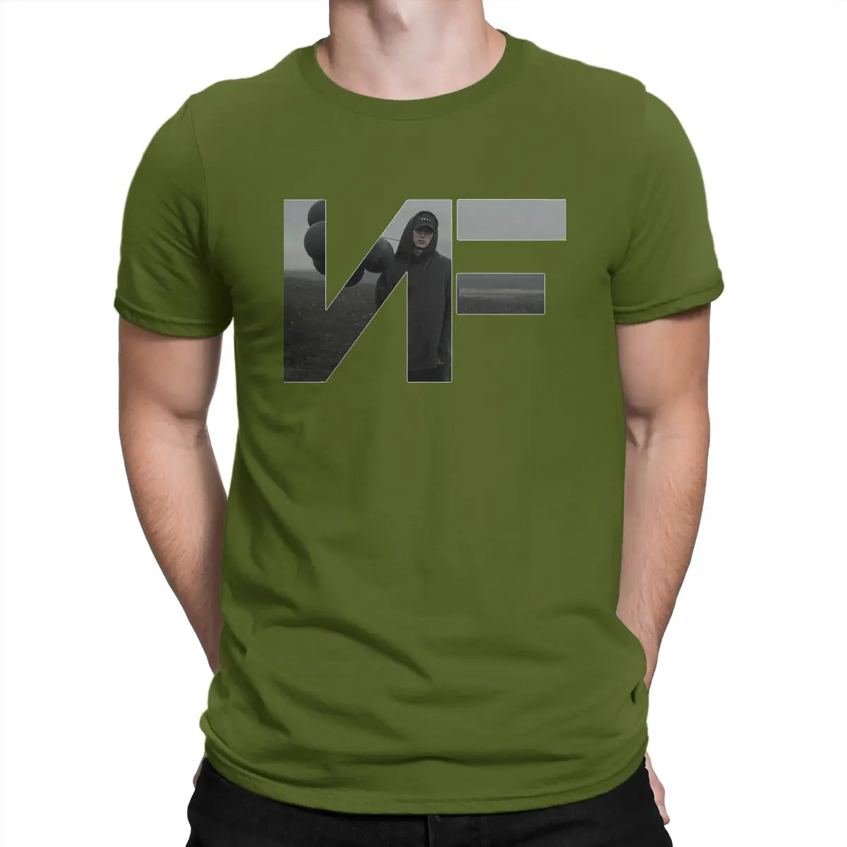 thumbnail image 1 of Camiseta de hombre NF Nate John Feuerstein, camiseta con individualidad genial, sudaderas gráficas, nueva tendencia, 1 of 7