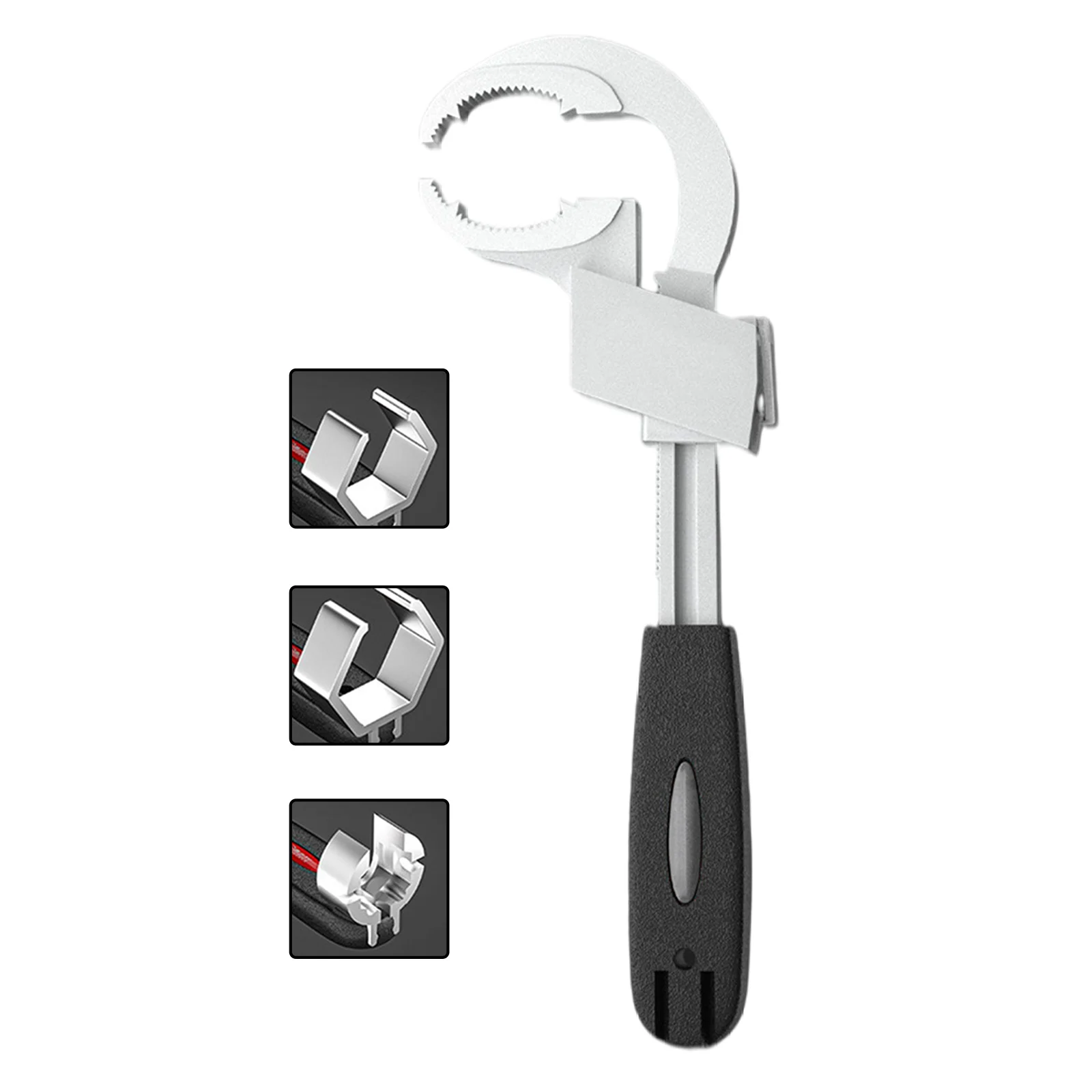 

80mm Multifunctional Bathroom Wrench Sink Water Pipe Large Opening Adjustable Wrench Spanner Hand Tools
