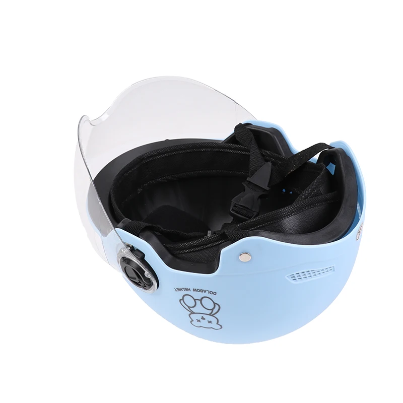1 Piece 3C Certified Men's And Women's Adult Cartoon Electric Bicycle Motorcycle Half Helmet With Goggles Bicycle Safety Helmet | Sale Bangladesh 1 Piece 3C Certified Men's And Women's Adult Cartoon Electric Bicycle Motorcycle Half Helmet With Goggles Bicycle Safety Helmet Sale Bangladesh