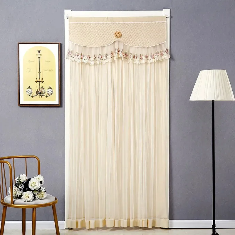 Anti-Mosquito Screen Door Curtain, Fabric Art Partition Curtain, Anti-fly, Insect-proof, Kitchen, Bedroom, Decorative, 1Pc