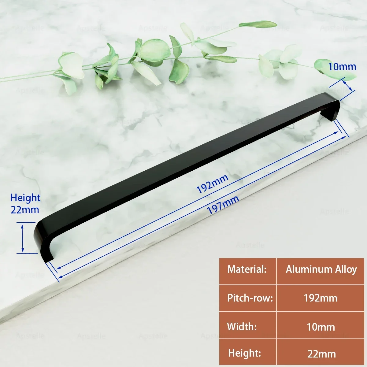 Black 192mm