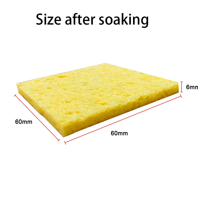 100Pcs Cleaning Sponge Cleaner For Enduring Electric Welding Soldering Iron