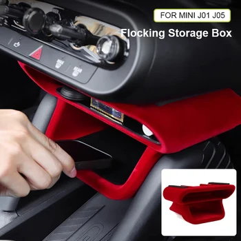Auto Console Centrale Organizzatore Box per Mini Cooper E SE J01 EV J05 Aceman 2024 2025 Scatola di Immagazzinaggio Contenitore Caso Accessori Auto