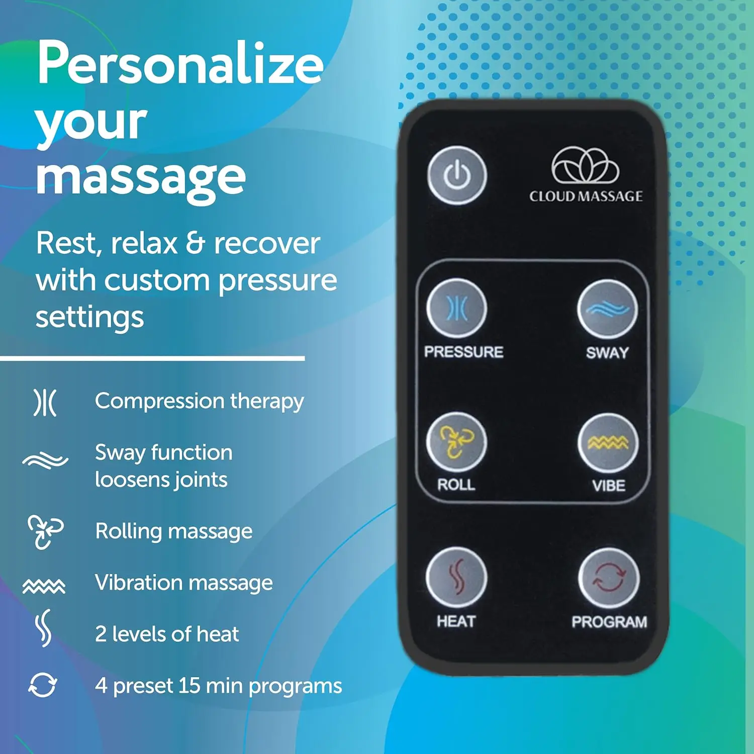 Cloud Massage Shiatsu Foot Massager with Heat - Feet Massager for Relaxation, Plantar Fasciitis Relief, Neuropathy, Circulation, 2