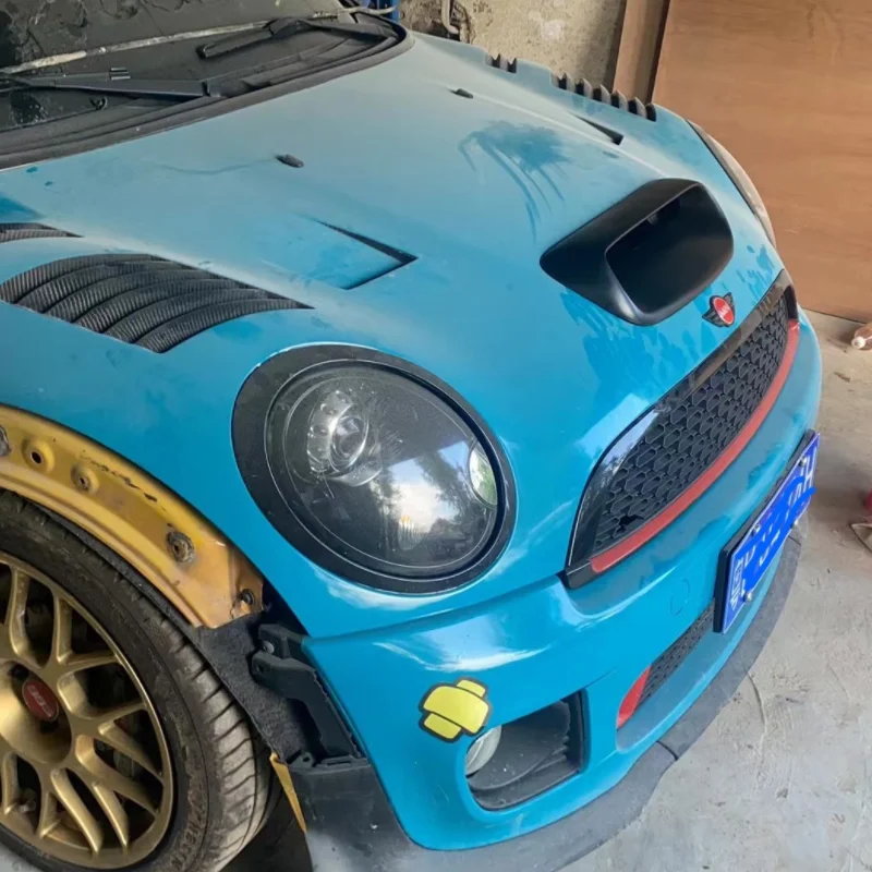 グラスファイバーフード付きミニクーパーr56,グラスファイバー