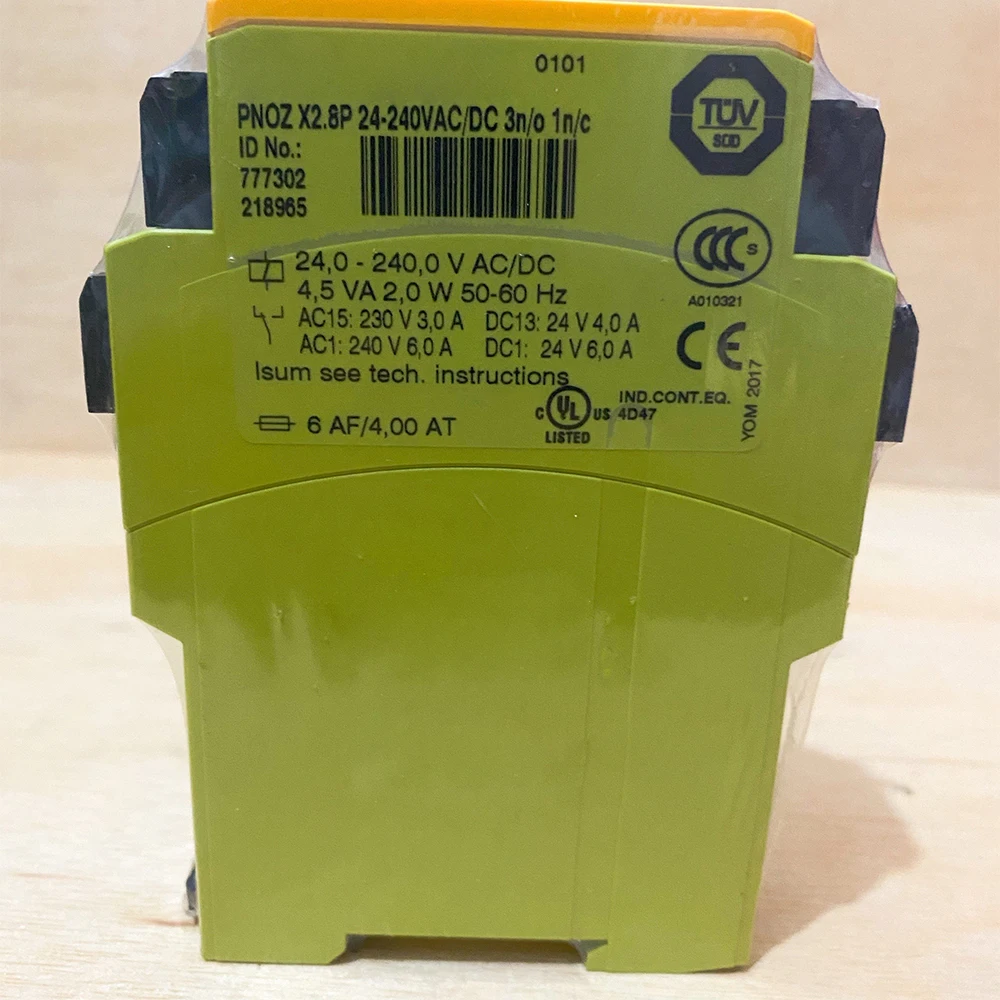 

Brand New For Pilz PNOZ X2.8P 24-240VAC/DC 3n/o 1n/c 777302 Safety Relay Control Module