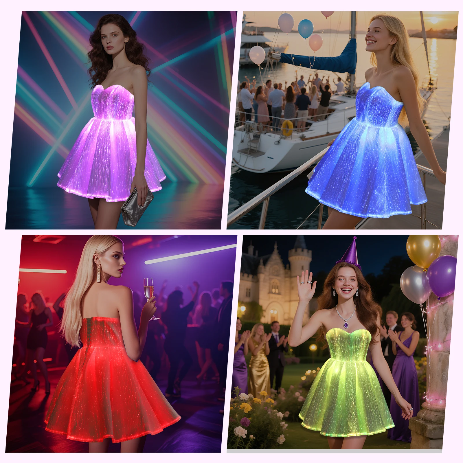 Robe De Soirée Rayée Lumineuse Paons Taille 18 - Neuve Avec Étiquette - Style Fit & Flare