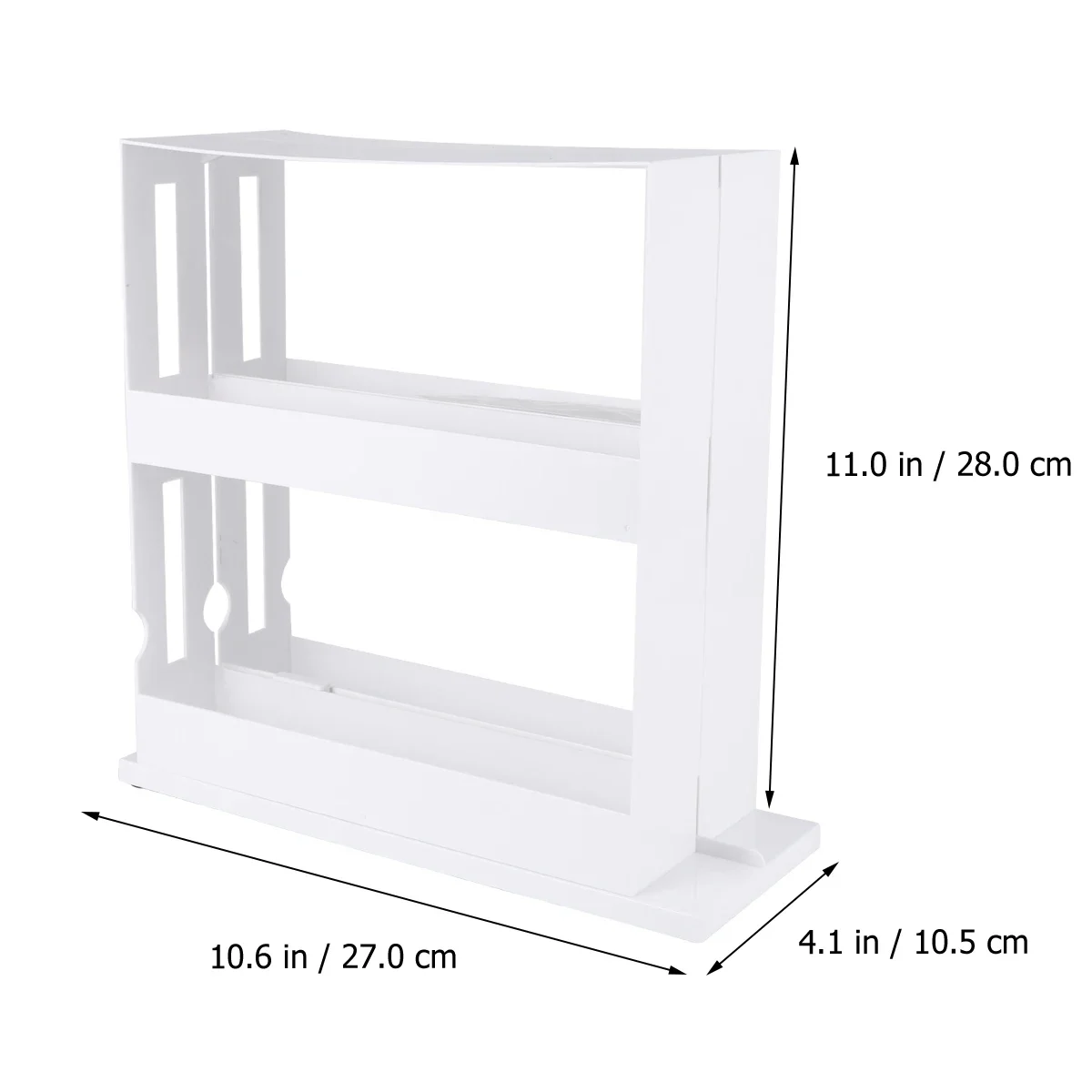 2 Layer Kitchen Storage Slide Cabinet Rotating Organize Spices Jar Bottle Storage Rack Kitchen Bottle Storage Organizer Shelves 6