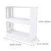 2 Layer Kitchen Storage Slide Cabinet Rotating Organize Spices Jar Bottle Storage Rack Kitchen Bottle Storage Organizer Shelves 6