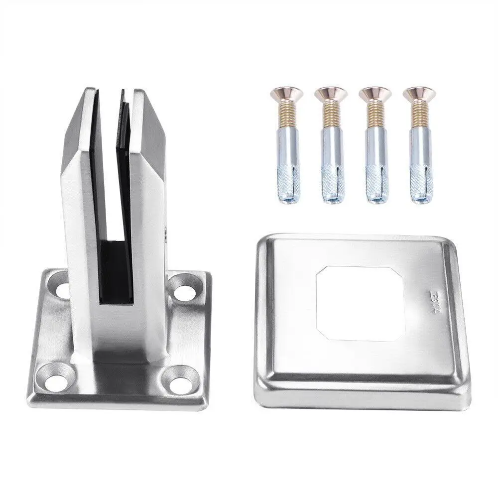 

Swimming Pool Glass Clamp Balustrade Balcony Home Garden Bathroom Fence Railing Clip Stainless Steel Glass Clamp Fixed Clip