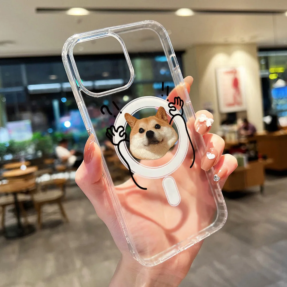 Silicone Magnetic Phone Case with Cat Design