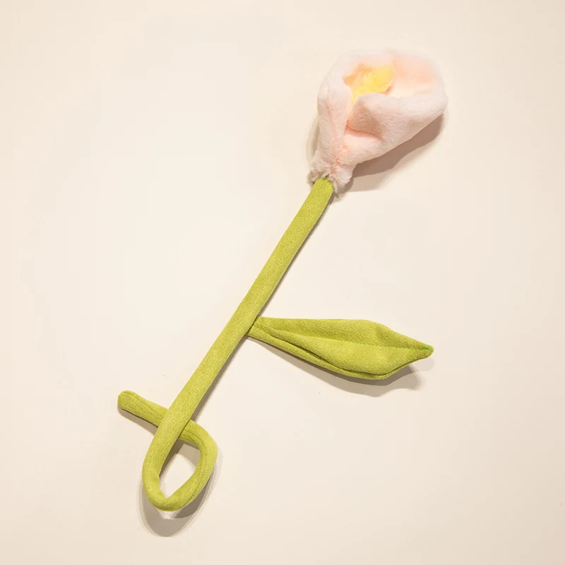 Charming Rose Plush Bouquet, Soft Fluffy Flower Gift for Birthday or Home Décor