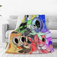 Dandy's World Game Accessories Blanket Super Soft Warm Throw Blankets for Sofa Multi-size Throws And Blankets 2