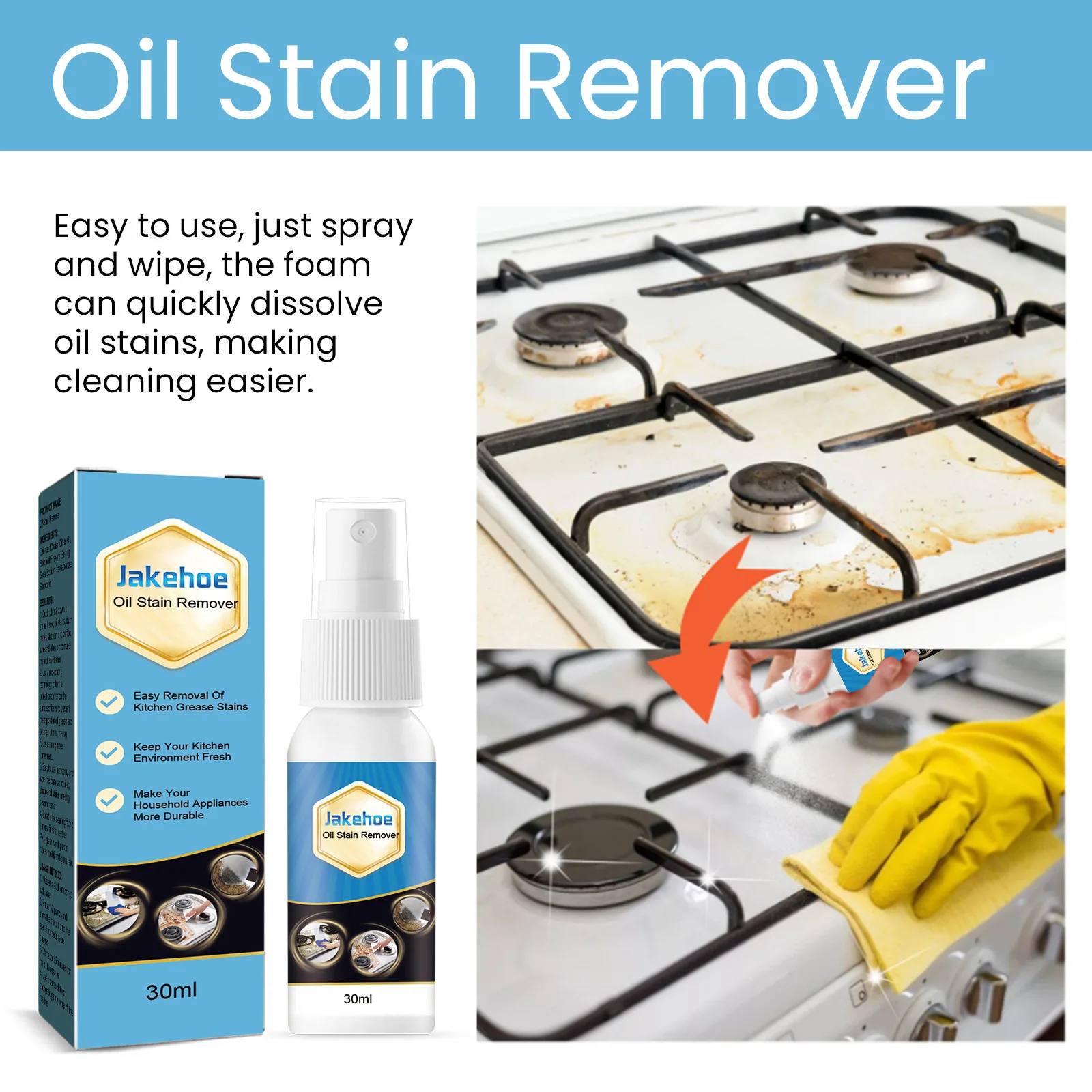Removes Kitchen Grease Cleaner Gentle and Effective Foam Cleaner for Cleaning Pots Stove Pot Bottom UD88