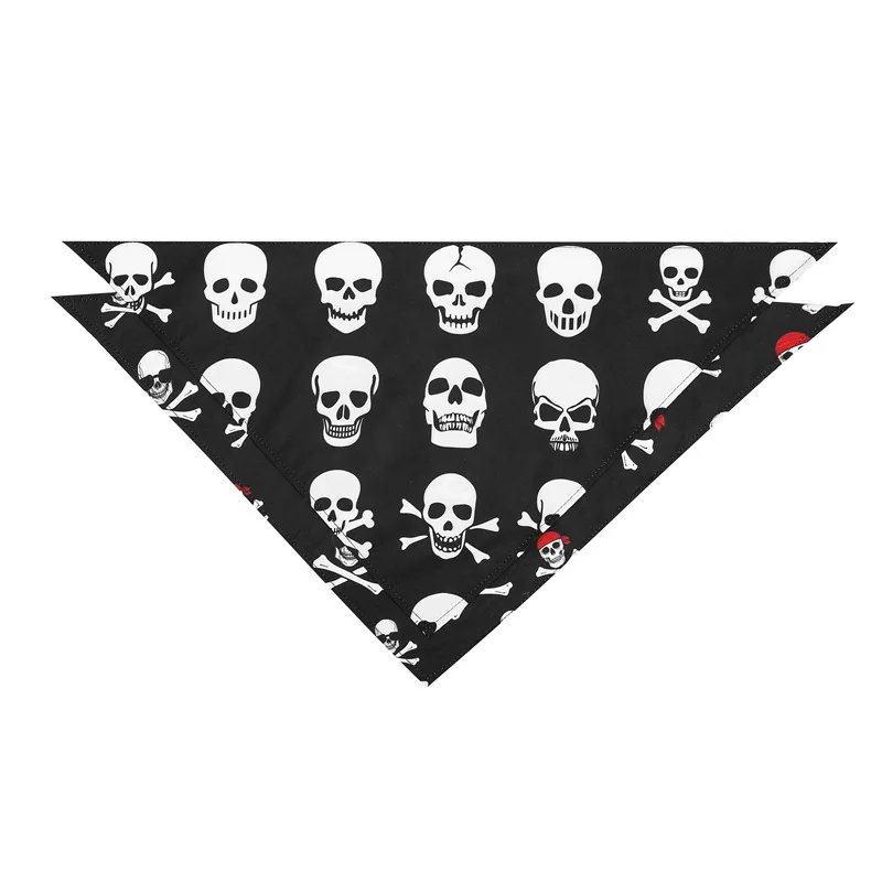 Title 9, Sucado Halloween Dog Bandanas Pet Scarf Punk Sk...