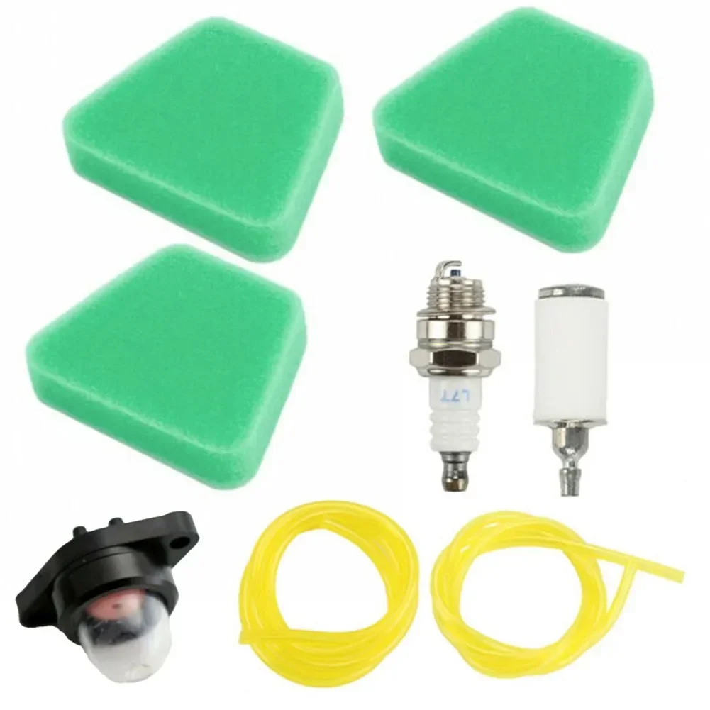 Fuel Pump Primer Bulb Fuel Filter Line Hose Primer Bulb Kit For UEL LINE PRIMER Bulb Air Filter Kit For POULAN, McCULLOCH Chain Saws