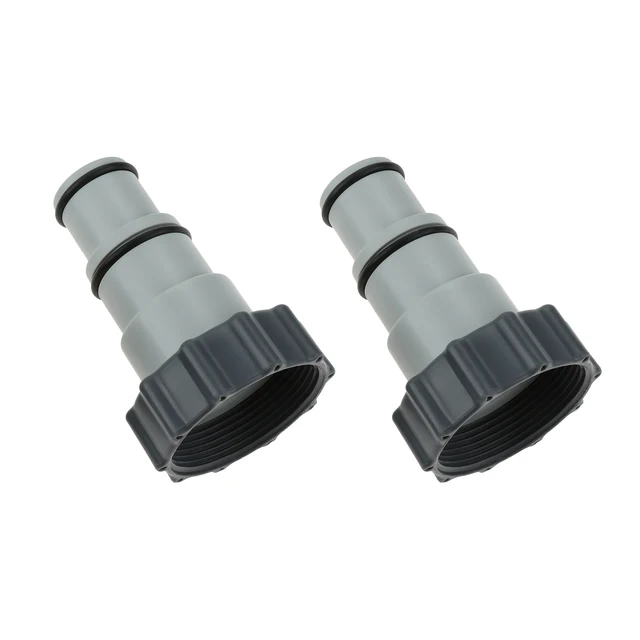 2Db Medence Tömlő Adapter Gallérral A Föld Feletti Úszómedence 1,5 "És 1,25" Az Intex Menetes Csatlakozáshoz Szivattyúk Dugattyú Szelephez - Image 5