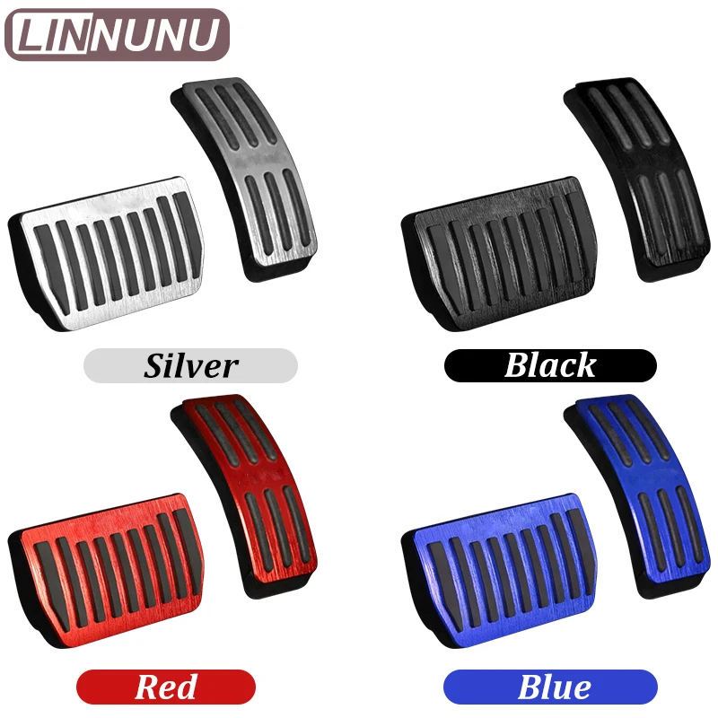 LINNUNU Auto Pedals Cover Aluminum alloy Foot Pedal fit for Lynk&Co 01 Car Gas Accelerator Fuel Brake Pedal Pad Accessories