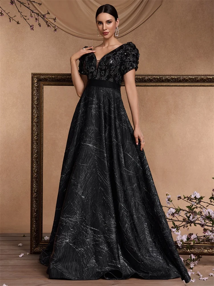 فساتين سهرة فاخرة من Lucyinlove باللون الأسود على...