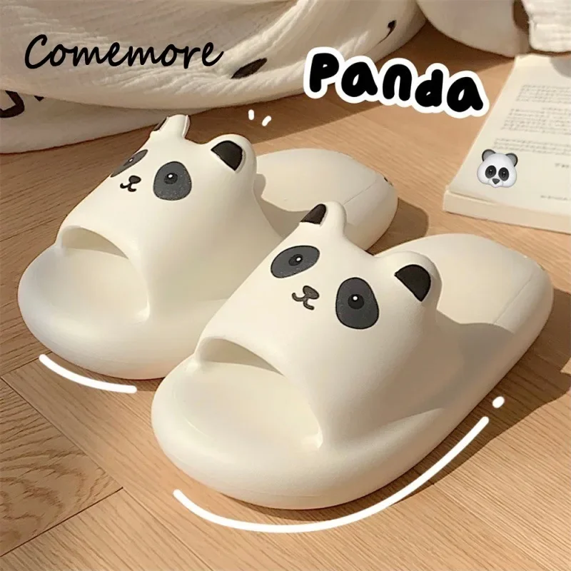 Comemore Ladies Home Women's Sandals Summer Cute Slippers Bear Cartoon Pig Shoes Indoor Bathroom Flip Flop Size 33 Casual 2022 5