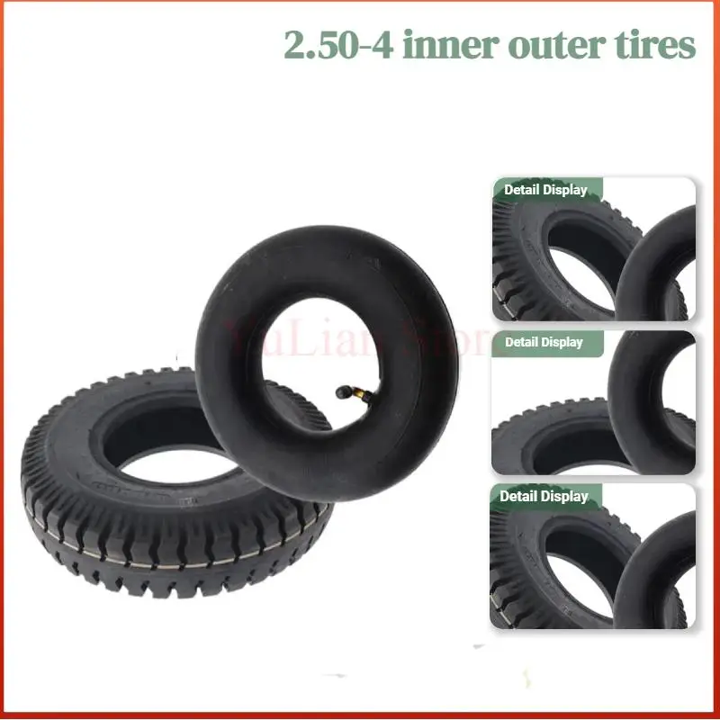 Heavy-Duty Handcart and Trolley Tire Set with Wheel Hub