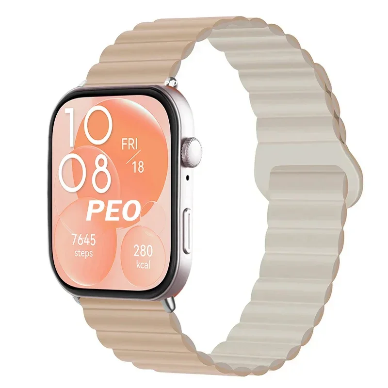 Magnetic Silicone Sport Band - Waterproof Watch Strap Bracelet Accessories