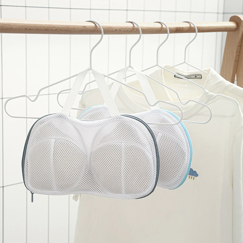 4Pcs Bra Laundry Bag Brassiere Clean Pouch Underwear Wash Package Anti Deformation Mesh Pocket Washing Bag For Washing Machine 5